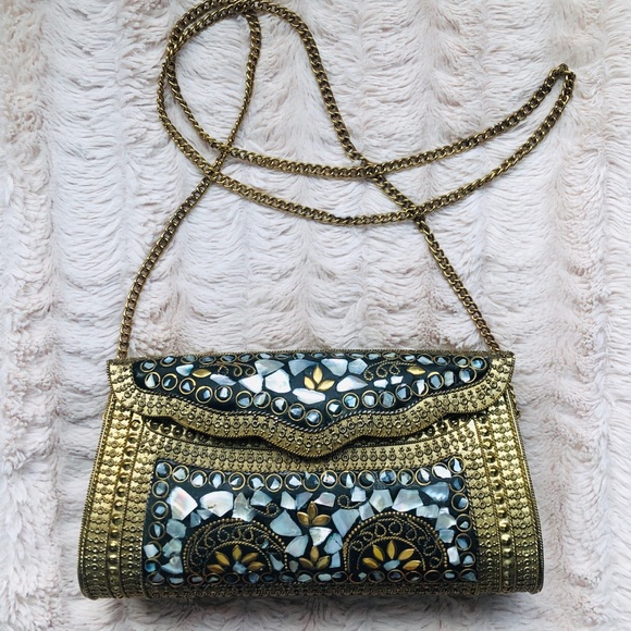 Handbags - Shell Bronze Purse from Dubai